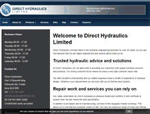 Tablet Screenshot of directhydraulics.co.uk